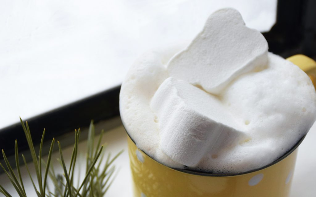 marshmallows atop a babyccino
